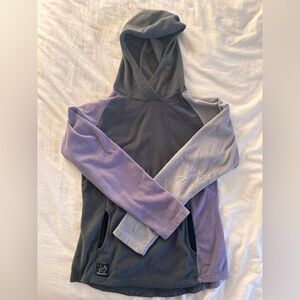 Microgrid fleece camp hoodie - Skygoat size medium
